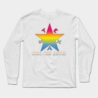 Texas Pride- Pansexual Long Sleeve T-Shirt